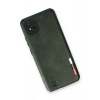 Newface Realme C11 2021 Kılıf Loop Deri Silikon - Yeşil