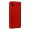 Newface Realme C11 2021 Kılıf Nano içi Kadife Silikon - Kırmızı