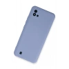 Newface Realme C11 2021 Kılıf Nano içi Kadife Silikon - Lila