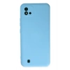 Newface Realme C11 2021 Kılıf Nano içi Kadife Silikon - Mavi