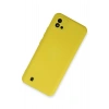 Newface Realme C11 2021 Kılıf Nano içi Kadife Silikon - Sarı
