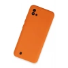 Newface Realme C11 2021 Kılıf Nano içi Kadife Silikon - Turuncu