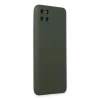 Newface Realme C11 Kılıf Nano içi Kadife Silikon - Koyu Yeşil