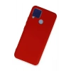 Newface Realme C15 Kılıf Nano içi Kadife Silikon - Kırmızı