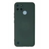 Newface Realme C25Y Kılıf Nano içi Kadife Silikon - Koyu Yeşil