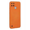 Newface Realme C25Y Kılıf Nano içi Kadife Silikon - Turuncu