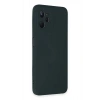Newface Realme C35 Kılıf Nano içi Kadife Silikon - Koyu Yeşil