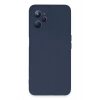 Newface Realme C35 Kılıf Nano içi Kadife Silikon - Lacivert
