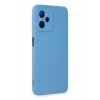 Newface Realme C35 Kılıf Nano içi Kadife Silikon - Mavi