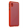 Newface Samsung Galaxy A01 Core Kılıf Miami Şeffaf Silikon - Kırmızı