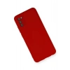 Newface Samsung Galaxy A03S Kılıf Nano içi Kadife Silikon - Kırmızı