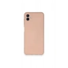 Newface Samsung Galaxy A04 Kılıf Nano içi Kadife Silikon - Pudra