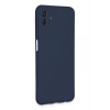 Newface Samsung Galaxy A04E Kılıf Nano içi Kadife Silikon - Lacivert