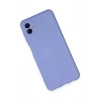 Newface Samsung Galaxy A04E Kılıf Nano içi Kadife Silikon - Lila