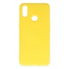 Newface Samsung Galaxy A10S Kılıf Nano içi Kadife Silikon - Sarı