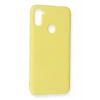 Newface Samsung Galaxy A11 Kılıf Nano içi Kadife Silikon - Sarı