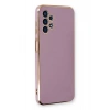 Newface Samsung Galaxy A13 4G Kılıf Volet Silikon - Mor