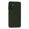 Newface Samsung Galaxy A15 4G Kılıf Nano içi Kadife Silikon - Koyu Yeşil