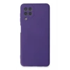 Newface Samsung Galaxy A22 Kılıf Nano içi Kadife Silikon - Mor