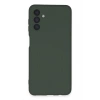 Newface Samsung Galaxy A24 4G Kılıf Nano içi Kadife Silikon - Koyu Yeşil
