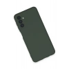 Newface Samsung Galaxy A24 4G Kılıf Nano içi Kadife Silikon - Koyu Yeşil