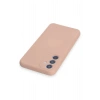 Newface Samsung Galaxy A34 5G Kılıf Nano içi Kadife Silikon - Pudra