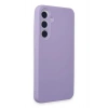 Newface Samsung Galaxy A55 5G Kılıf Nano içi Kadife Silikon - Lila