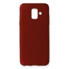 Newface Samsung Galaxy A6 2018 Kılıf First Silikon - Bordo