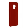 Newface Samsung Galaxy A8 2018 Kılıf First Silikon - Bordo