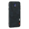 Newface Samsung Galaxy J7 Pro / J730 Kılıf Loop Deri Silikon - Lacivert