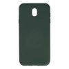 Newface Samsung Galaxy J7 Pro / J730 Kılıf Nano içi Kadife Silikon - Koyu Yeşil
