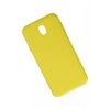 Newface Samsung Galaxy J7 Pro / J730 Kılıf Nano içi Kadife Silikon - Sarı