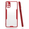 Newface Samsung Galaxy M31S Kılıf Platin Silikon - Kırmızı