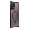 Newface Samsung Galaxy Note 20 Ultra Kılıf Kross Magneticsafe Kapak - Siyah