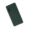 Newface Samsung Galaxy S20 FE Kılıf Nano içi Kadife Silikon - Koyu Yeşil