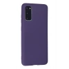 Newface Samsung Galaxy S20 Kılıf Nano içi Kadife Silikon - Mor