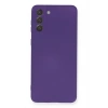 Newface Samsung Galaxy S21 Plus Kılıf Nano içi Kadife Silikon - Mor