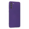 Newface Samsung Galaxy S21 Plus Kılıf Nano içi Kadife Silikon - Mor