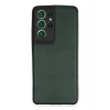 Newface Samsung Galaxy S21 Ultra Kılıf Loop Deri Silikon - Yeşil