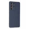 Newface Samsung Galaxy S21 Ultra Kılıf Nano içi Kadife Silikon - Gri