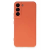 Newface Samsung Galaxy S22 Kılıf Nano içi Kadife Silikon - Turuncu