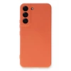 Newface Samsung Galaxy S22 Plus Kılıf Nano içi Kadife Silikon - Turuncu