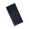 Newface Samsung Galaxy S22 Ultra Kılıf Nano içi Kadife Silikon - Lacivert