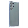 Newface Samsung Galaxy S22 Ultra Kılıf Razer Lensli Silikon - Açık Mavi