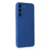 Newface Samsung Galaxy S23 Kılıf Nano içi Kadife Silikon - Mavi