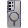 Newface Samsung Galaxy S23 Ultra Kılıf Boyi Magsafe Silikon Kapak - Lacivert