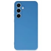 Newface Samsung Galaxy S24 FE Kılıf Nano içi Kadife Silikon - Mavi