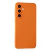 Newface Samsung Galaxy S24 Kılıf Nano içi Kadife Silikon - Turuncu