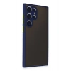 Newface Samsung Galaxy S24 Ultra Kılıf Montreal Silikon Kapak - Lacivert