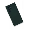 Newface Samsung Galaxy S24 Ultra Kılıf Nano içi Kadife Silikon - Koyu Yeşil